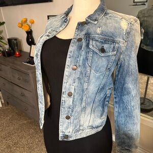 Stylish Light Blue Denim Jacket